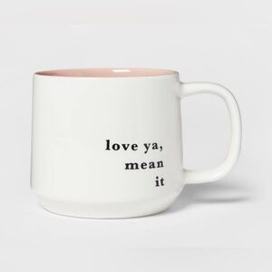 Brand new! Love Ya Mean It Color Splash Mug.
16 oz.